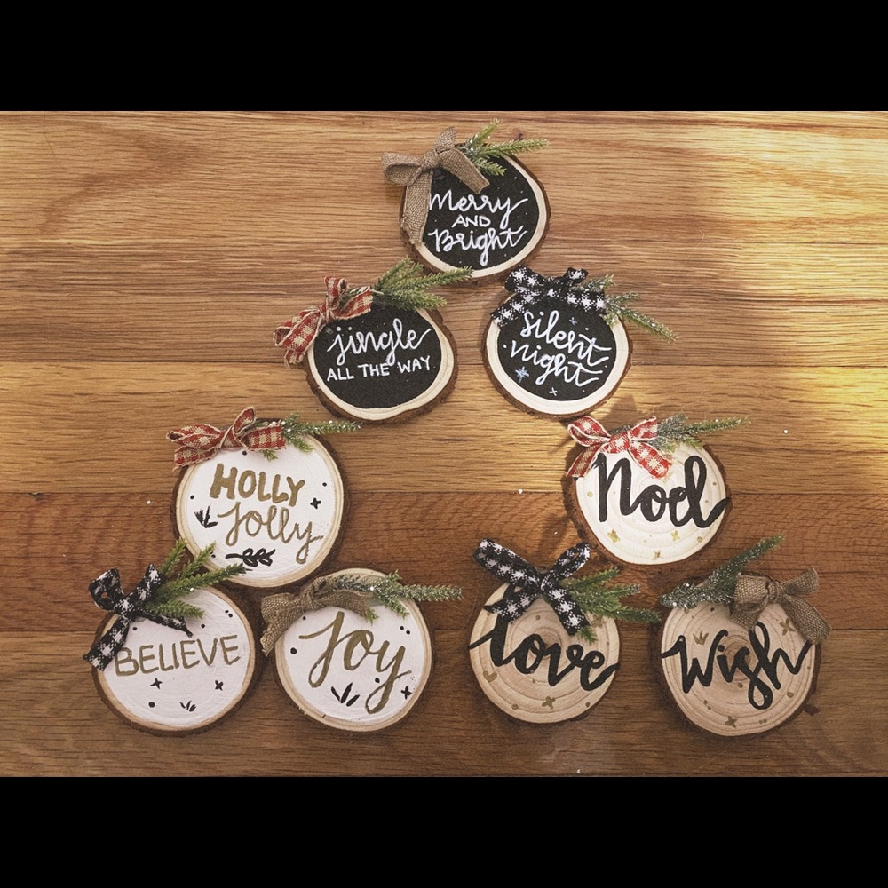 Handmade ornaments!